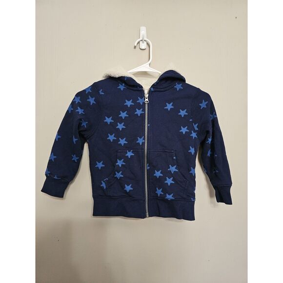 Hanna Andersson Stars Sweat Suit Set Size 110 4 Sweatshirt Hoodie Shealing Pants - Picture 2 of 10